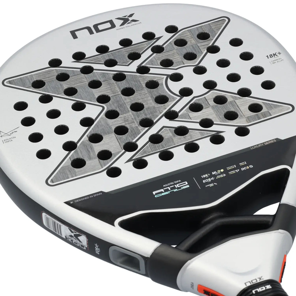 NOX AT10 Genius 18K by Agustín Tapia 2024 - Padelschläger