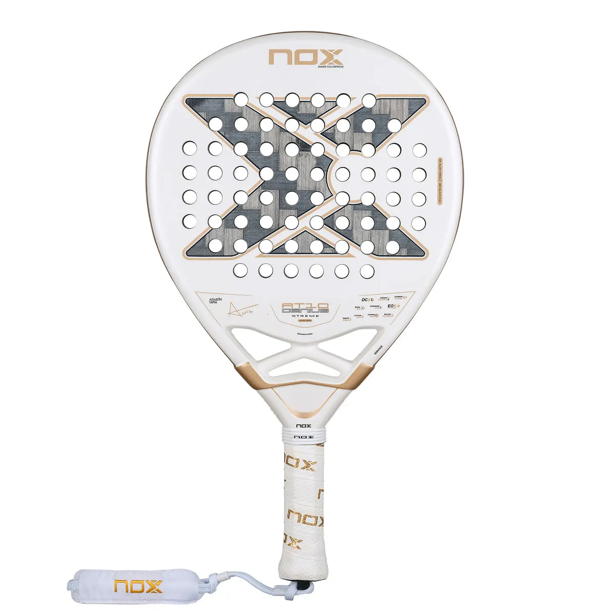 NOX AT10 Genius 12K Alum Xtrem by Agustin Tapia 2026 - Padelschläger