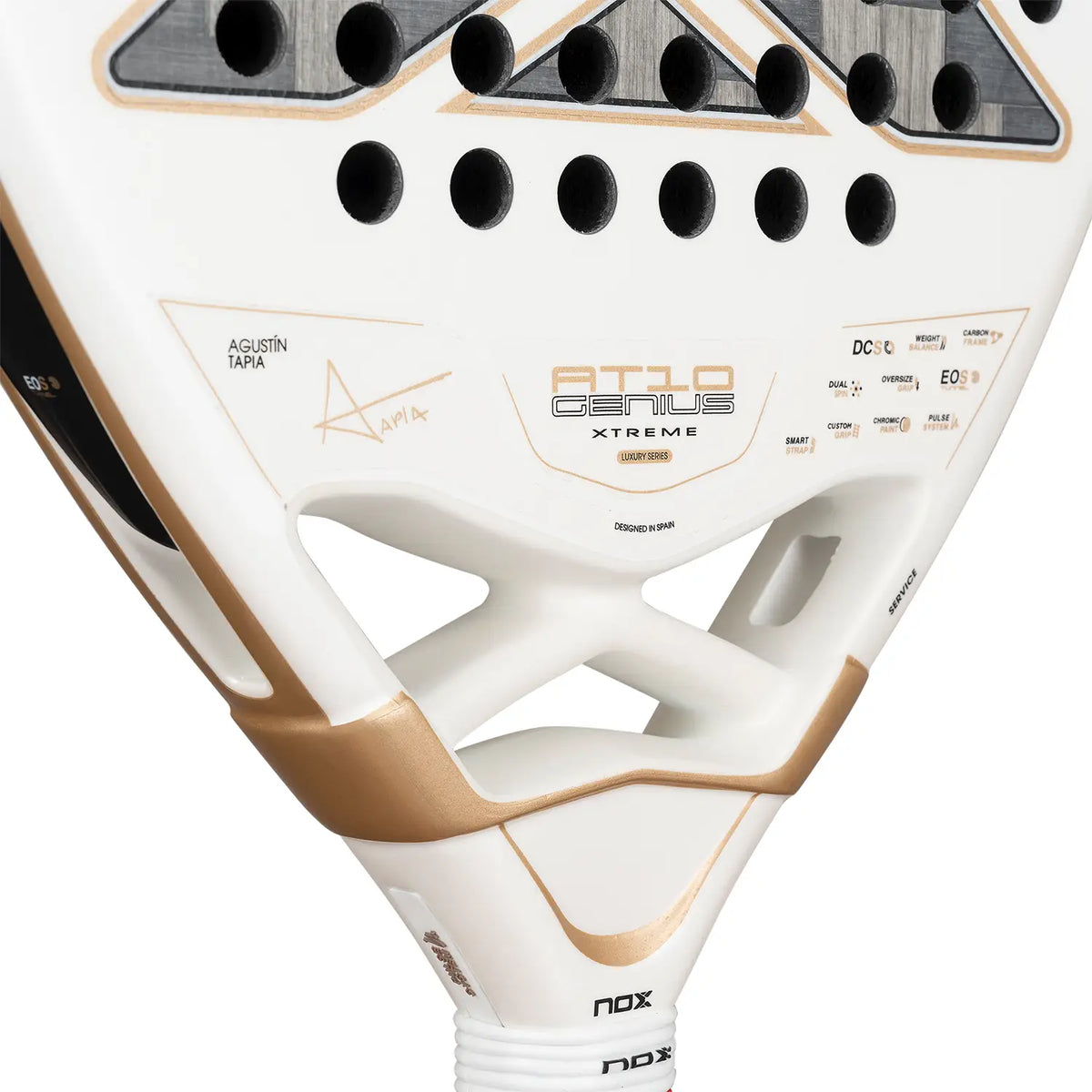 NOX AT10 Genius 12K Alum Xtrem by Agustin Tapia 2026 - Padelschläger