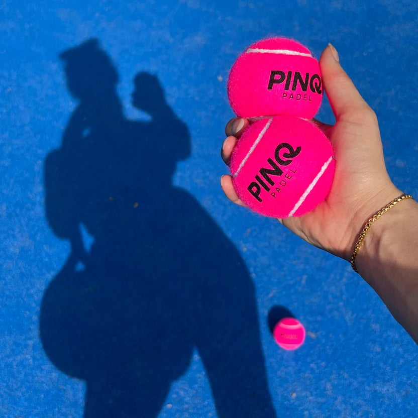 PINQ Padel Balls - Pink