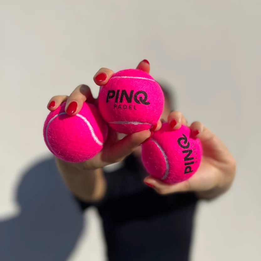 PINQ Padel Balls - Pink